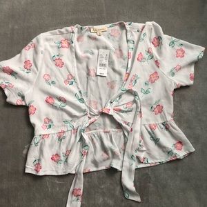 NWT PacSun Tie-Front Top